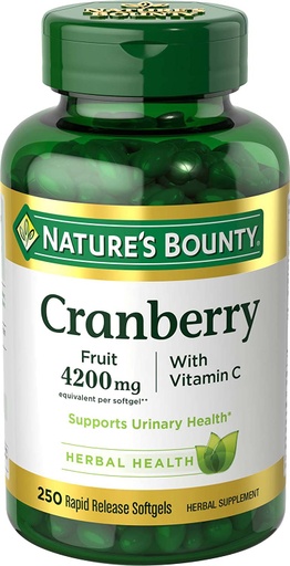 [42666] nature's bounty Triple St Nat Cranberry With Vitamin C 60S
