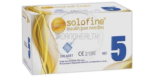 [42814] Solofine Insulin Pen Needle 5 100'S