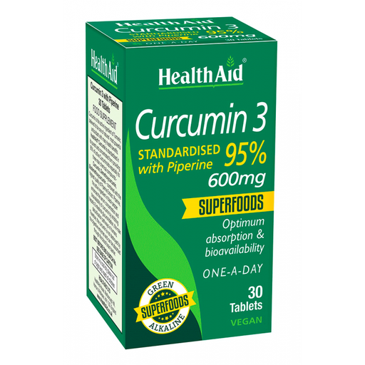 [42950] HealthAid Curcumin 3 600Mg Tab 30'S