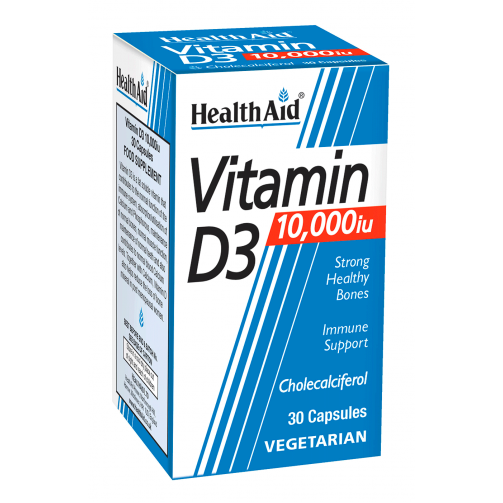 [42960] H-Aid Vitamin D3 10000Iu Vcap 30'S