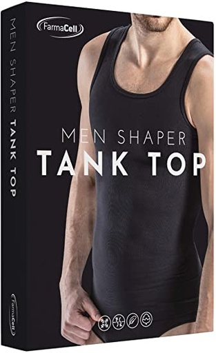 [42969] Farmacell 417 Men Shaper Tank Top Xl