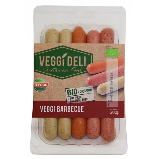 [43349] FIT-FOOD ORGANICVEGETARIAN SAUSAGE BARBECUE 200G