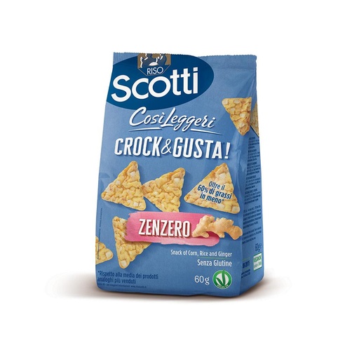 [43361] RISO SCOTTI CROCK &amp; GUSTA RICE AND GINGER 60G