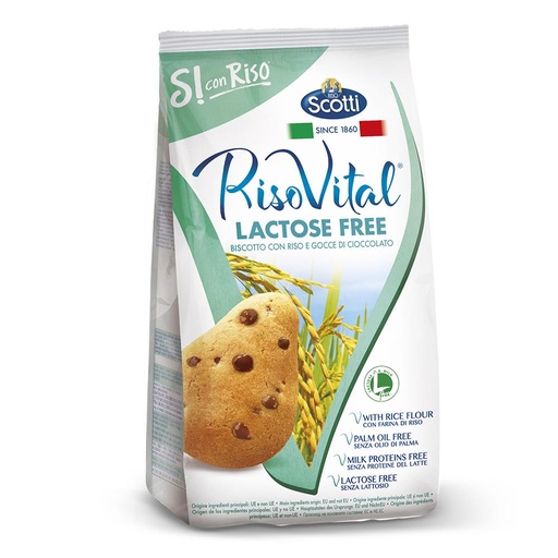 [43366] RISO SCOTTI RICE BISCUIT WITH CHOCOLATE DROPS 350G