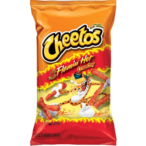 [43449] FRITO LAY CHEETOS CRUNCHY FLAMIN HOT 227 GM