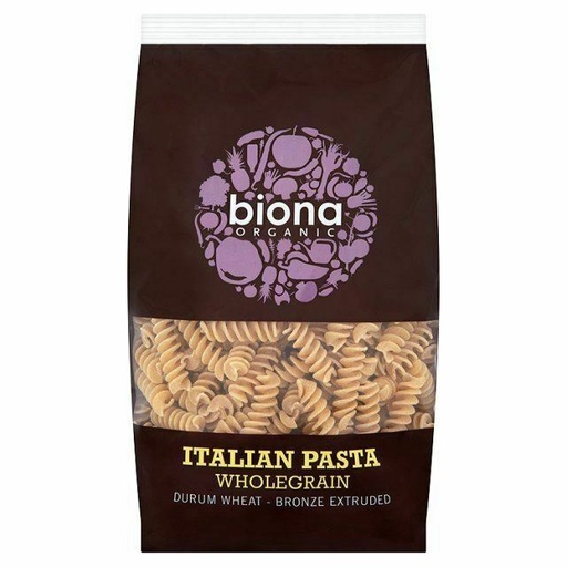 [43453] Biona Whole Wheat Fusilli 500g