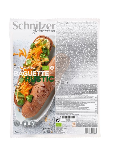 [43490] Organic Baguette Rustic 320 Gm