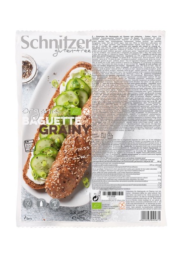 [43493] Organic Baguette Grainy 320 Gm