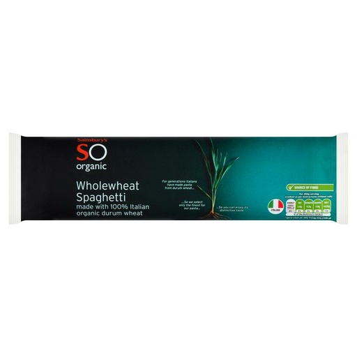 [43551] Sainsbury's So Organic Wholewheat Spaghetti 500g