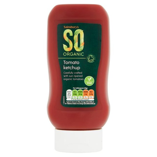 [43562] Sainsbury's SO Organic Tomato Ketchup 460g