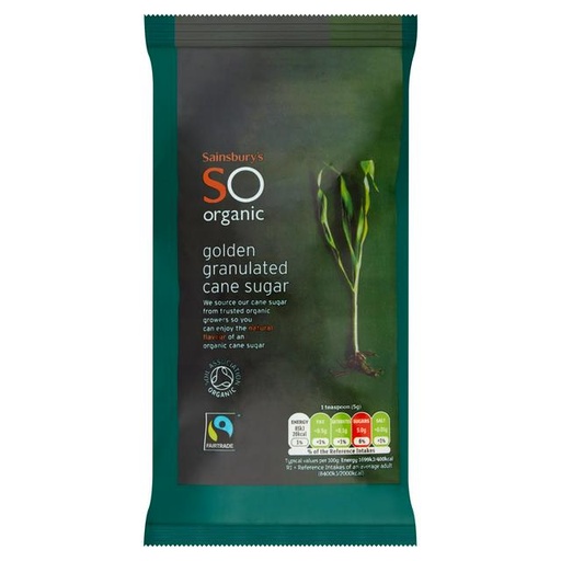 [43566] Sainsbury's Fairtrade Cane Sugar, SO Organic 500g