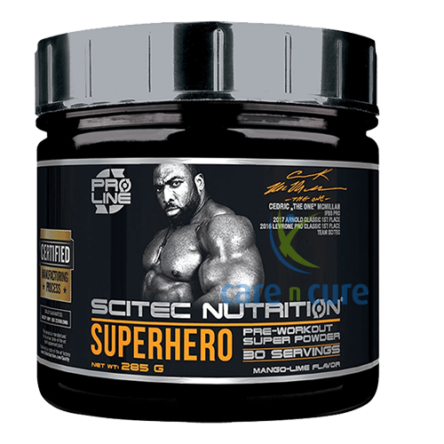 [43572] SCITEC NUTRITION Superhero mango lime powder 285grms