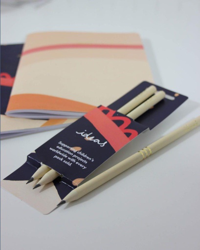 [43868] Buttermilk Recycled Pencils Pack of Three