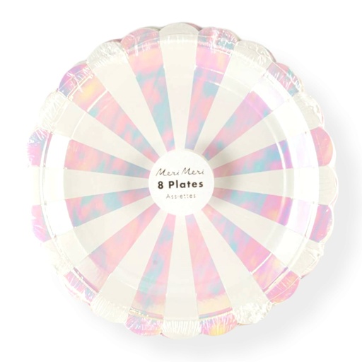 [43993] IRIDESCENT PLATE SM S/8
