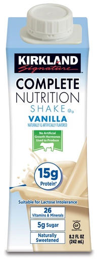 [44121] KIRKLAND COMPLETE Nutrition Shake Vanilla