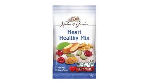 [44141] ORGANIC TRAIL MIX SNACKS PACKS HEART HEALTY MIX