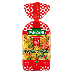 [44614] PANZANI FARFALLE TRICOLOR 500GR
