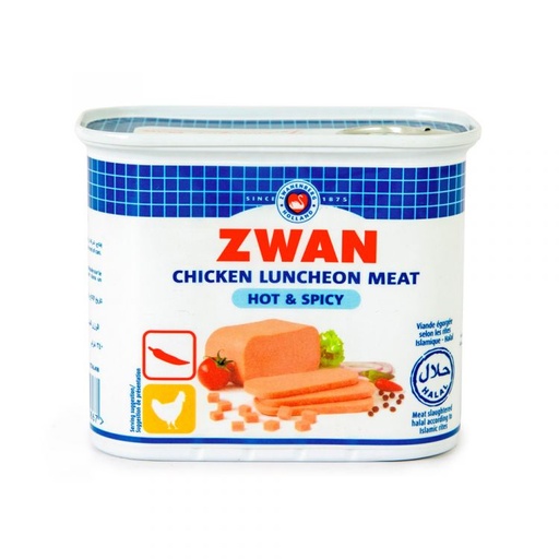 [44638] ZWAN CKN LUNCHEON HOT &amp; SPICY 340GR