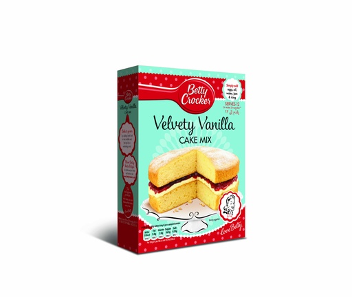 [44649] Betty Crocker VELVETY VANILLA CAKE MIX 425G