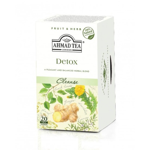 [44662] Ahmad Herbal Cleansing Detox Infusion Foil 20 Tea Bags