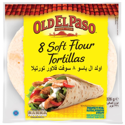 [44684] OEP EIGHT SOFT FLOUR TORTILLAS 326G