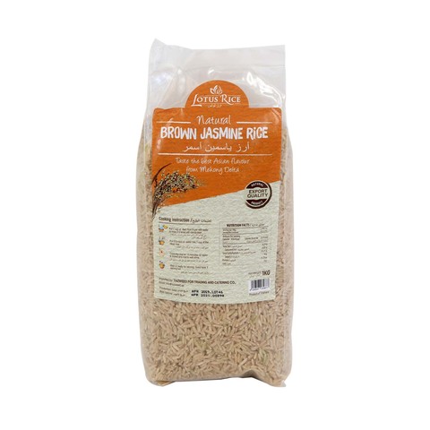 [44697] LOTUS Natural Brown Jasmine Rice - 1KG