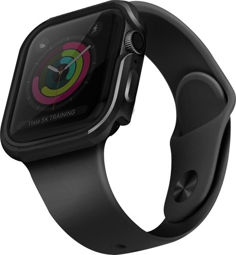 [50479] Uniq Valencia Watch Case For Apple Watch 44mm - Gunmetal ( Grey )