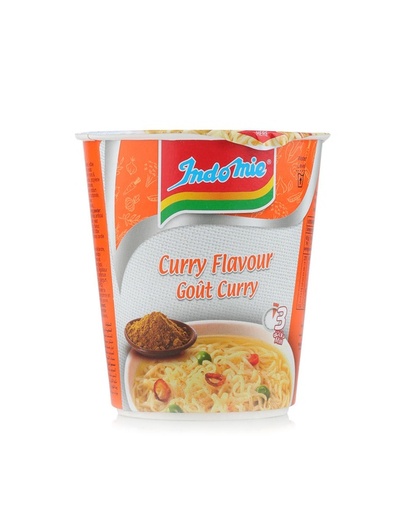 [59858] INDOMIE Instant cup noodle Curry Flavour -Gout Curry 60g