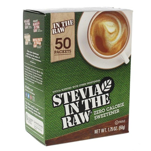 [59950] Stevia In The Raw- Plant Based Zero Calorie Sweetener- 50 Packs
