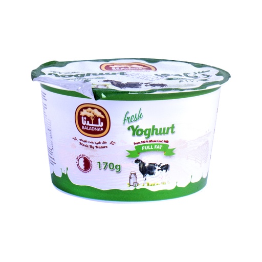 [60117] Baladna Yogurt Cow Full Fat  170g