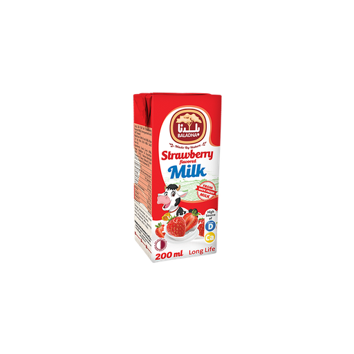 [60222] Baladna UHT Milk Full Fat 200 ml Strawberry
