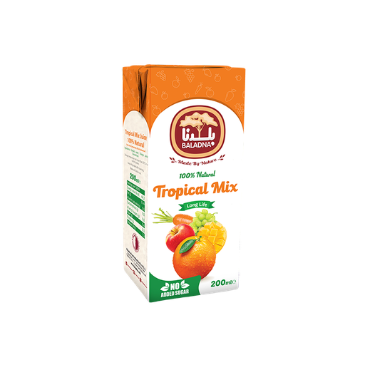 [60280] Baladna Long Life Juice Tropical Mix 200Ml