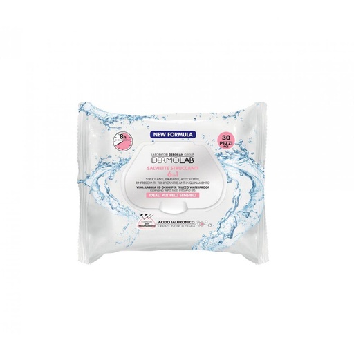 [60447] Dermolab 6 In 1 Cleansing Wipes  Face Eyes And Lips