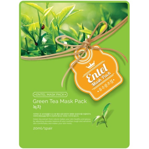 [60486] Entel Green Tea Mask Pack