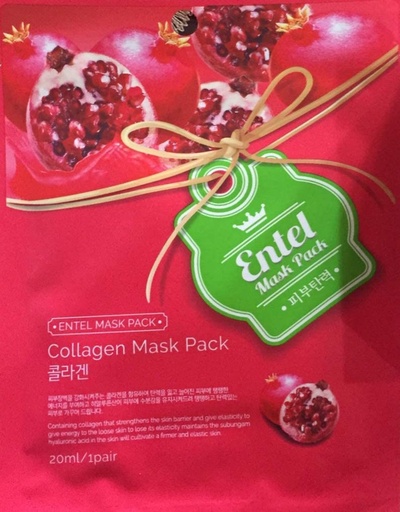 [60489] Entel Collagen Mask Pack