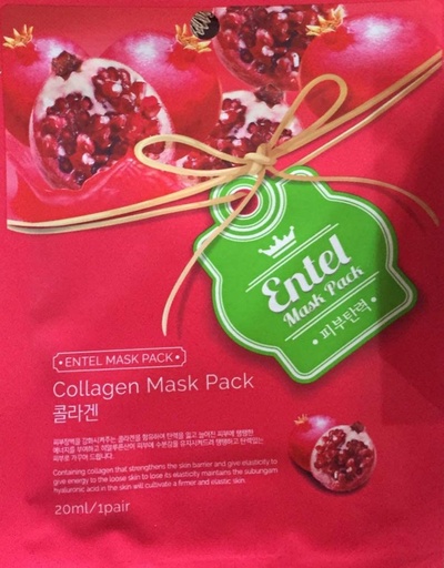 [60489] Entel Collagen Mask Pack