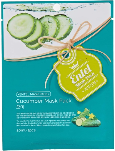 [60490] Entel Cucumber Mask Pack