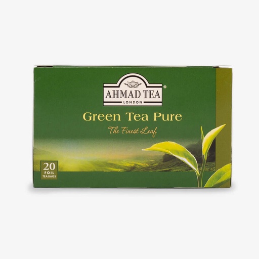 [60611] AHMAD TEA GREEN TEA PURE 6X20X2G