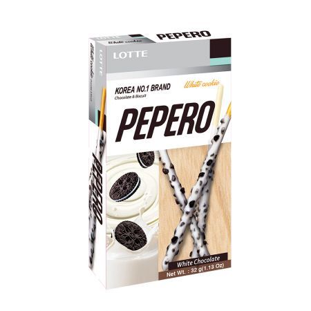 [60726] LOTTE PEPERO WHITE COOKIE 32G