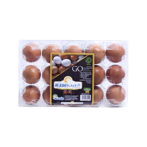[60788] ZAIN BROWN EGG 15'S