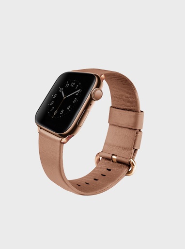 [61004] Uniq Mondain Apple watch Genuine Leather strap 40mm - Coral