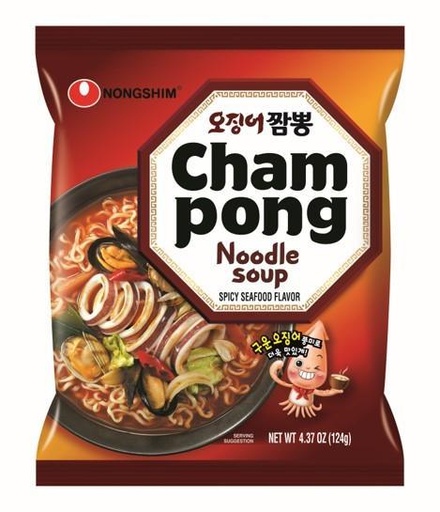 [61023] NONGSHIM CHAMPONG NOODLES 124G X1