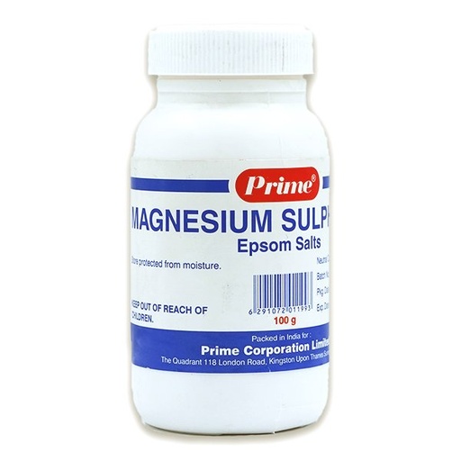 [61790] Prime Epson Salt (Magnesium Sulphate Ip) 100Gm