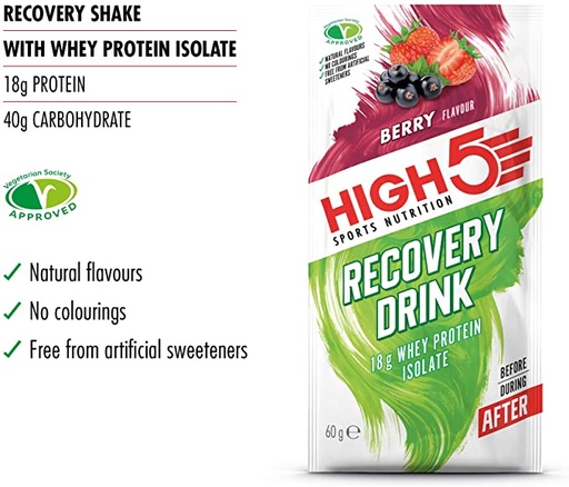 [61944] High-5 Recovery Whey Isolate Berry 60Grams