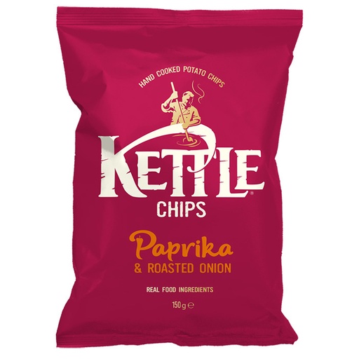 [62013] KETTLE CHIPS PAPRIKA 150G*8