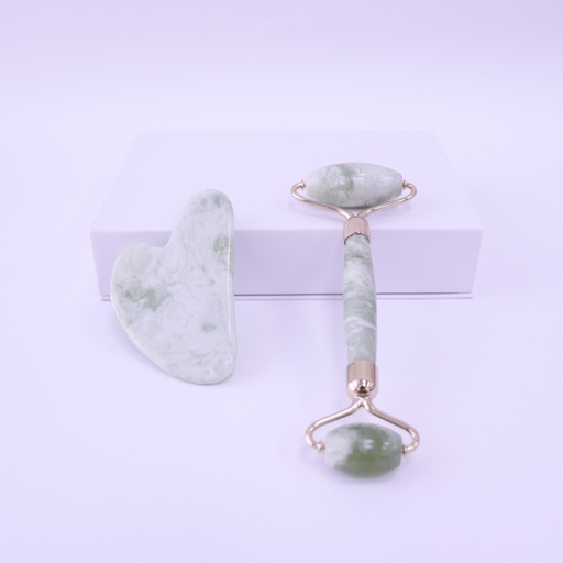 [62036] Royal Stone Roller+Gua Sha Board Set