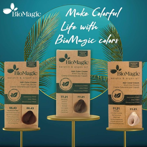 Biomagic Keratin And Argan Oil Hair Color Cream