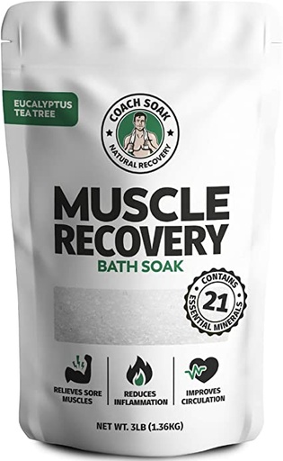 [62204] Coach Soak: Muscle Recovery Bath Soak Eucalyptus Tea Tree