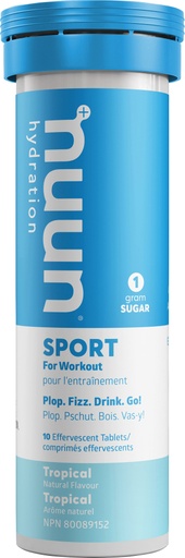 [62216] Nuun Sport: Electrolyte Drink Tablets, tropical