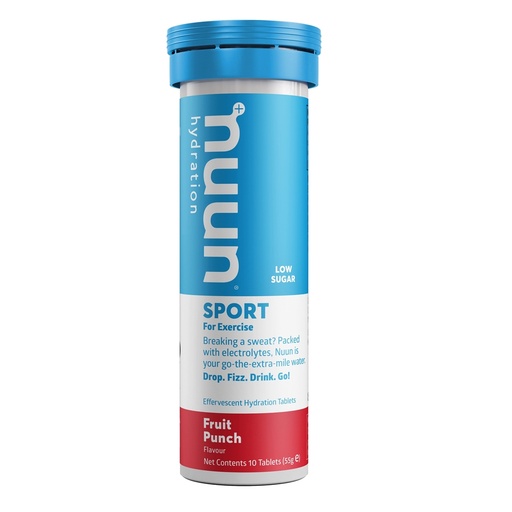 [62250] Nuun Sport: Electrolyte Drink Tablets, fruit punch